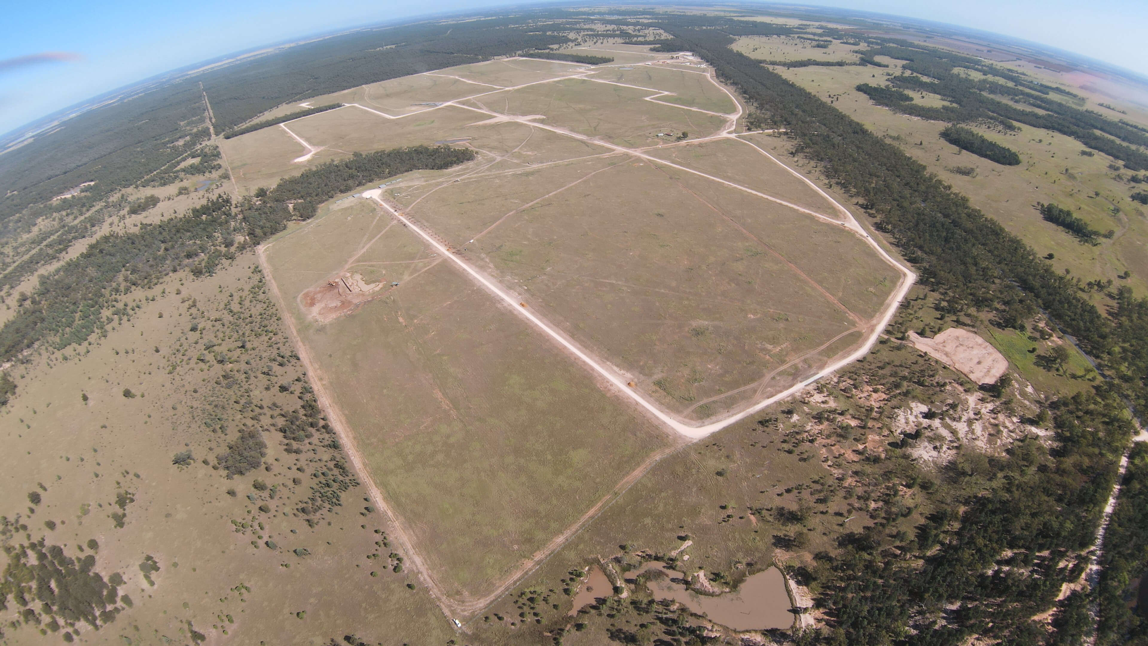 Edenvale Solar Park aerial shot 2